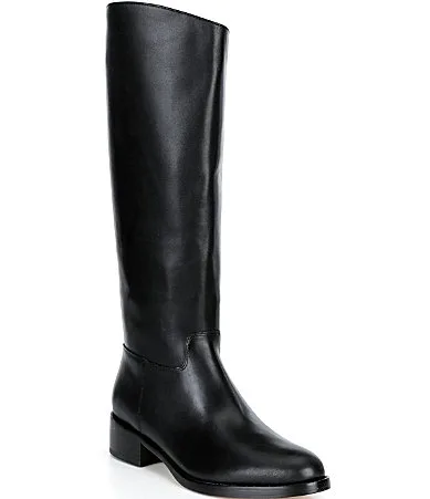 Kyle Tall Leather Heeled Boots by Ralph Lauren