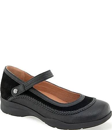 Terralilly Leather and Suede Mary Janes by Jambu