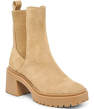 Grizly H2O Waterproof Suede Lug Sole Booties by Dolce Vita