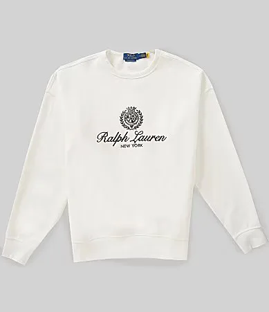 The RL Fleece Relaxed Fit Sweatshirt by Polo Ralph Lauren