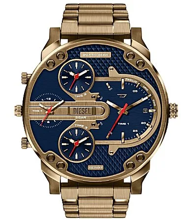Mr. Daddy Slim Multifunction Stainless Steel Bracelet Watch by Diesel