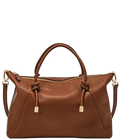 Willa Leather Satchel Bag by Fossil
