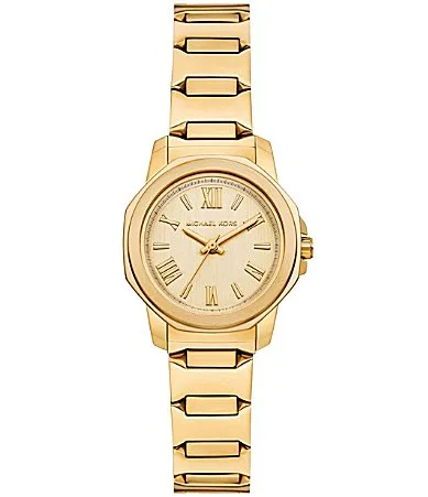 Petite Prescott Three-Hand Stainless Steel Bracelet Watch by MICHAEL Michael Kors