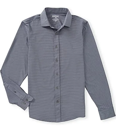 Commuter Slim Fit Long Sleeve Woven Shirt by Rhone