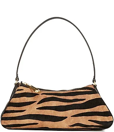 Scarlette Animal Print Haircalf East West Shoulder Bag by Citrine