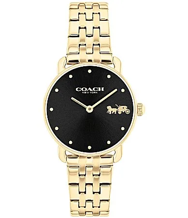 Elliot Quartz Analog Gold Stainless Steel Bracelet Watch