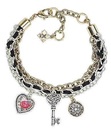 Triple Strand Charm Line Bracelet by Patricia Nash