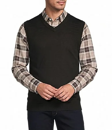 Merino Wool Vest by Hart Schaffner Marx