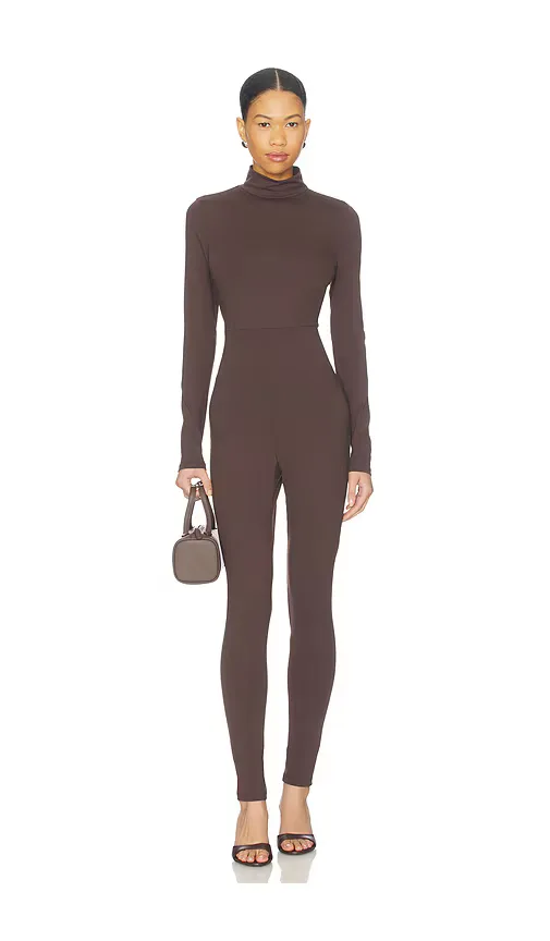 Carryover Mock Neck Jumpsuit by Susana Monaco