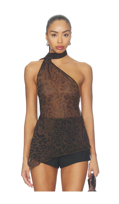 Gabriette Choker Top by Superdown