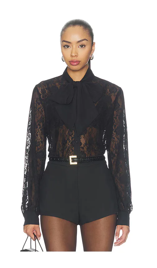 Cinrella Lace Sheer Top by More to Come