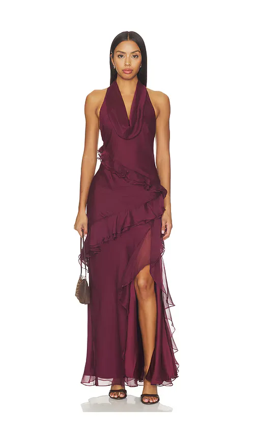 Marisol Cowl Neck Gown by Amur