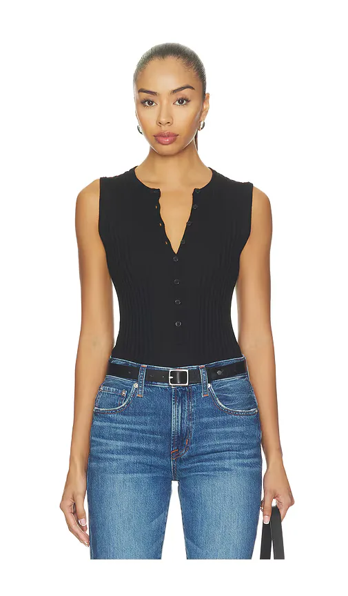 Sleeveless Knit Bodysuit by Monot