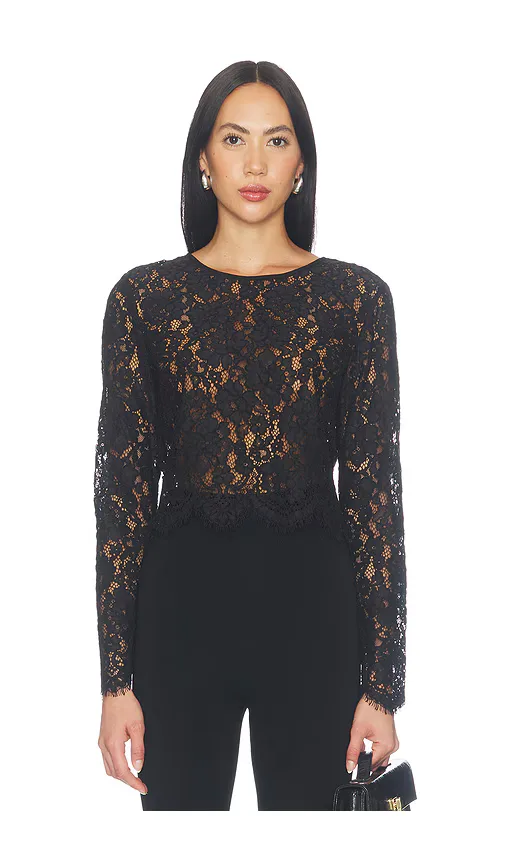 The Scalloped Lace Top by GOOD AMERICAN