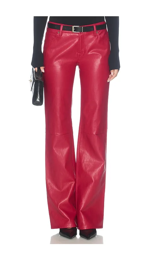 Better Than Leather Vintage Low Rise Pant by GOOD AMERICAN
