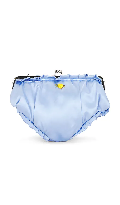 Edie Parker Cheeky Collection Satin Undie Clutch by Parker