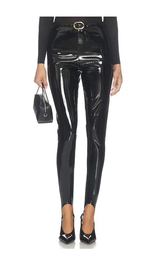 Faux Patent Stirrup Legging by Commando