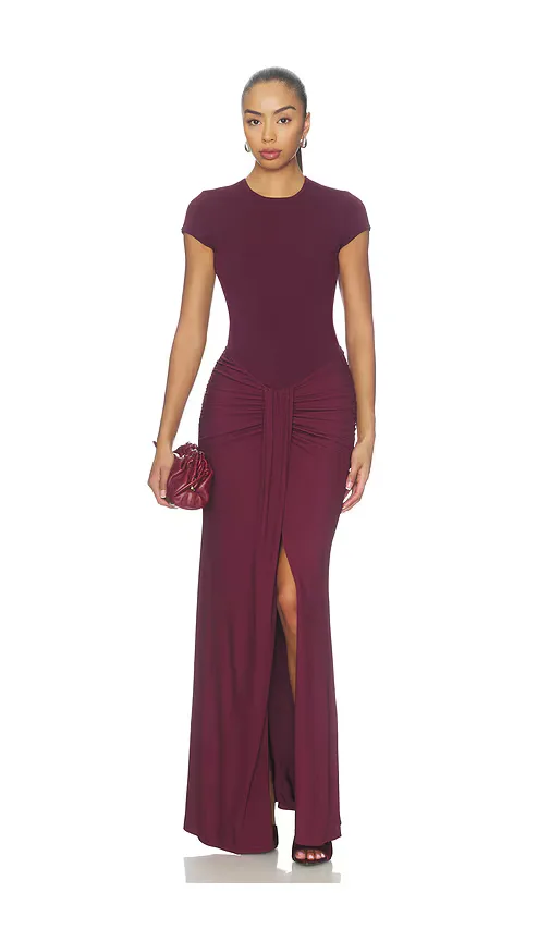Matilde Short Sleeve Gown by Simkhai