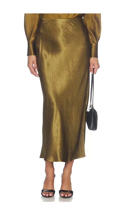 Side Slit Slip Skirt by Vince