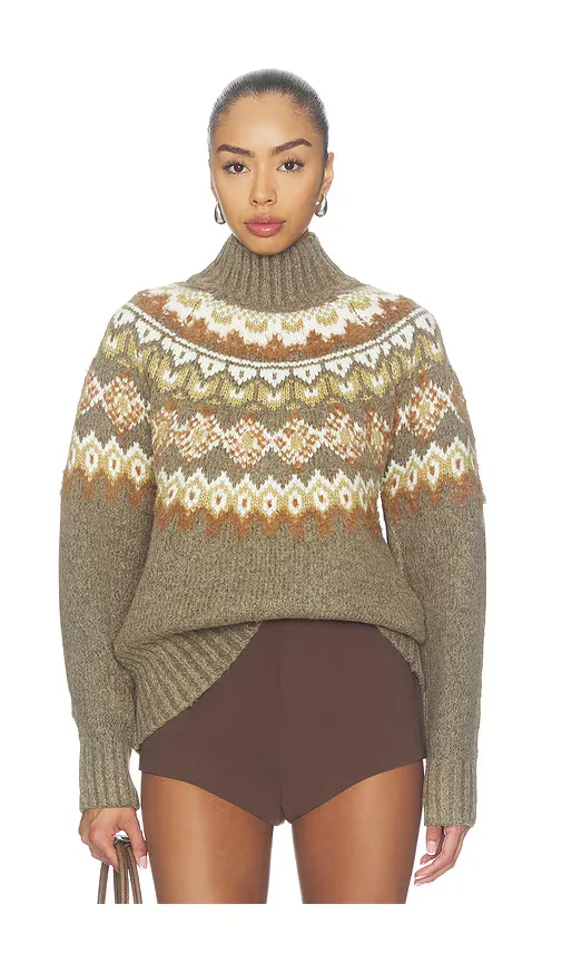 The Elva Fair Isle Sweater by Joe's Jeans