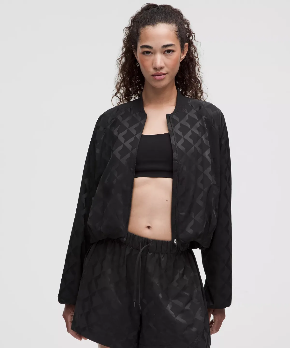 Monogram Satin Track Jacket by Lululemon