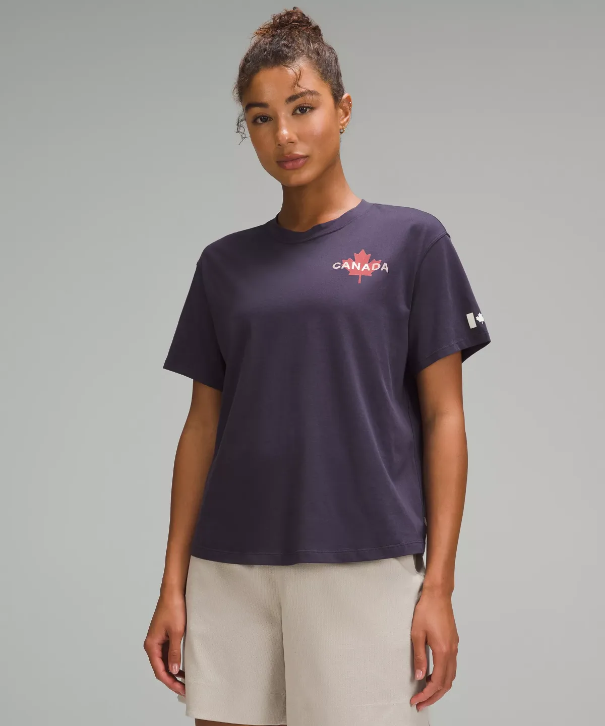 Team Canada Cotton Jersey Graphic T-Shirt by Lululemon