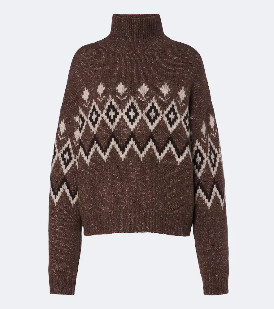 Gudrun Fair Isle Jacquard Cashmere Sweater by Lisa Yang