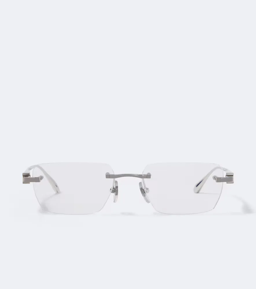Eyewear Collection Signature C De Cartier Rectangular Glasses by Cartier's