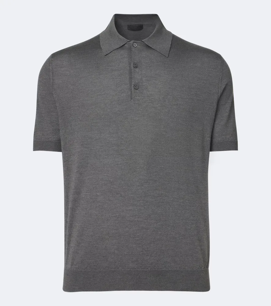 Cashmere and Silk Polo Shirt by Prada