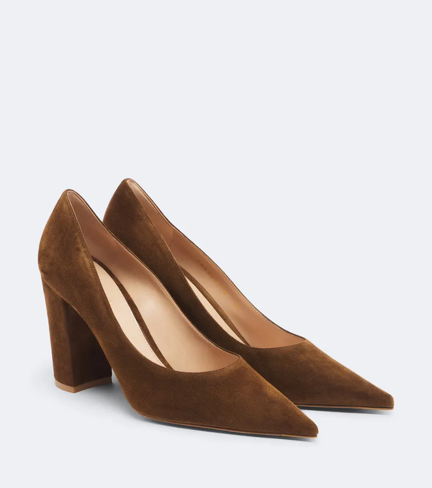 Piper Suede Pumps by Gianvito Rossi