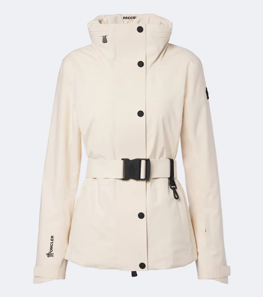 Grenoble Hainets Belted Ski Jacket by Moncler