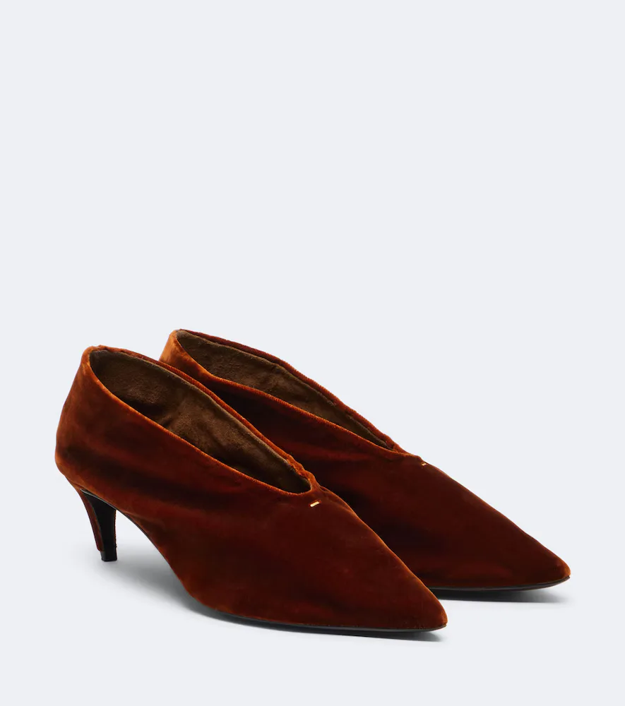 Miriam Velvet Pumps by Khaite