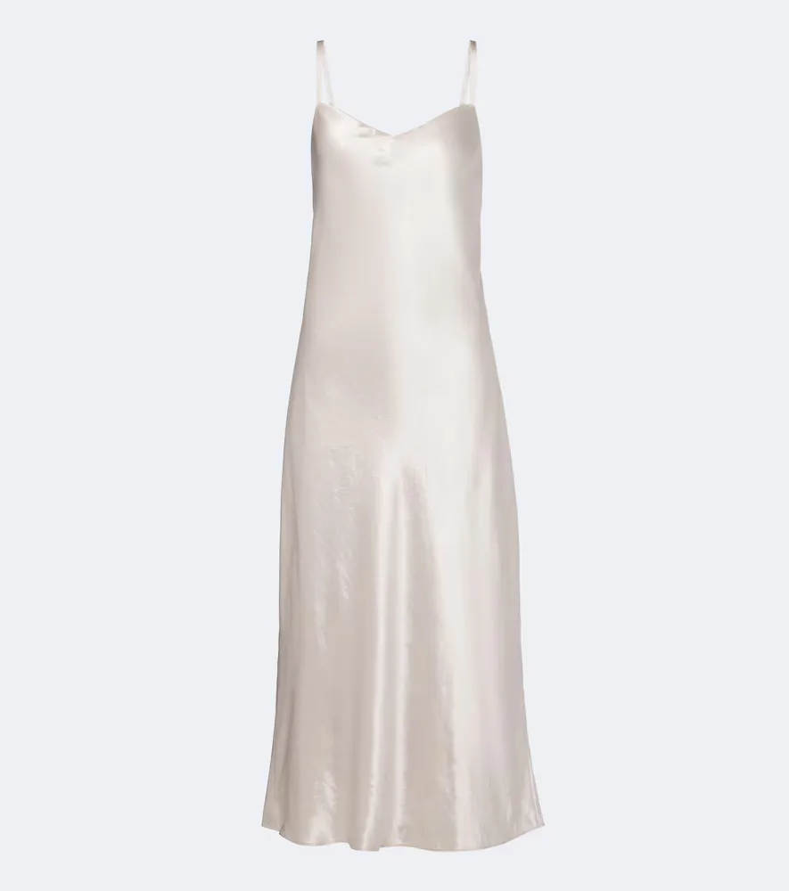 Satin Slip Dress by Vince