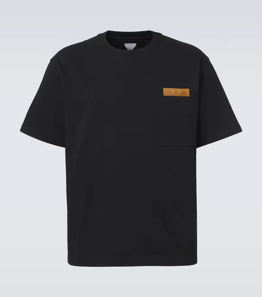 Intrecciato Cotton Jersey T-Shirt by Bottega Veneta