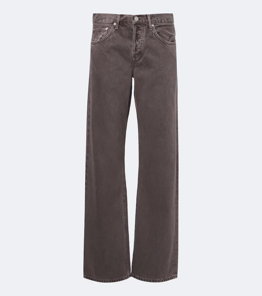 Low-Rise Straight Jeans by AGOLDE