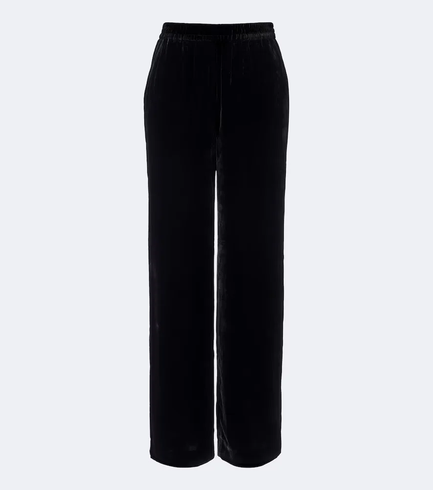 Plaza Velvet Straight Pants by FRAME