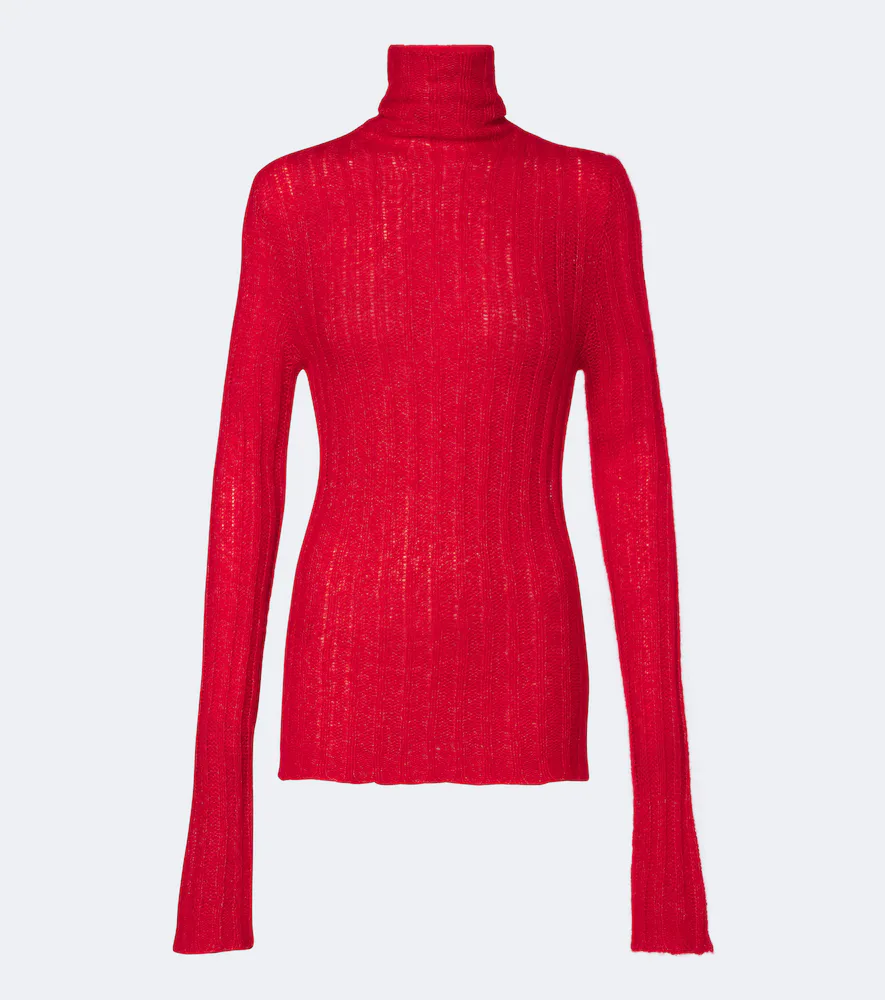 Emiliana Cashmere and Silk Turtleneck Sweater by Lisa Yang
