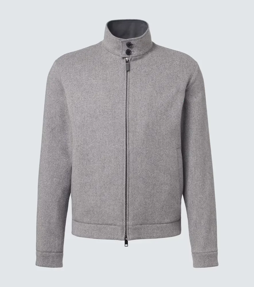 Wool and Cashmere Jacket by Zegna