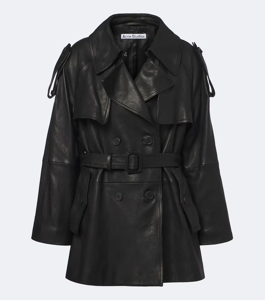 Leather Trench Coat by Acne Studios