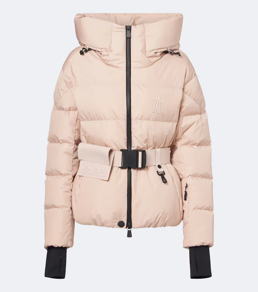 Grenoble Bouquetin Belted Hooded Down Ski Jacket