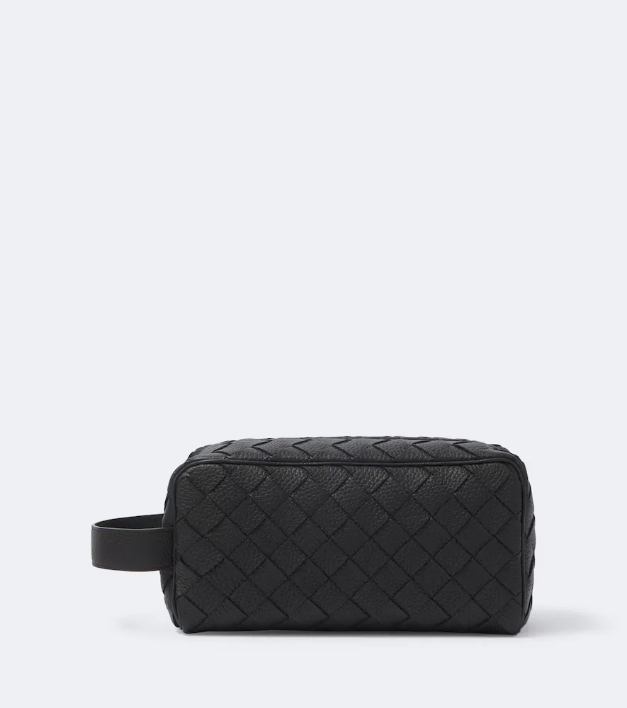 Bottega Veneta Intrecciato Leather Toiletry Bag by Bottega Veneta