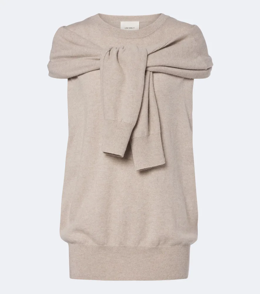 Lisa Yang Othelia Caped Cashmere Sweater by Lisa Yang