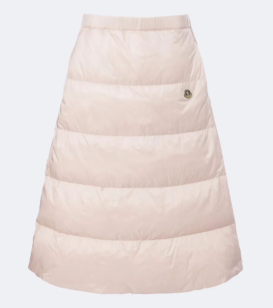 Moncler Down-Paneled Midi Skirt by Moncler