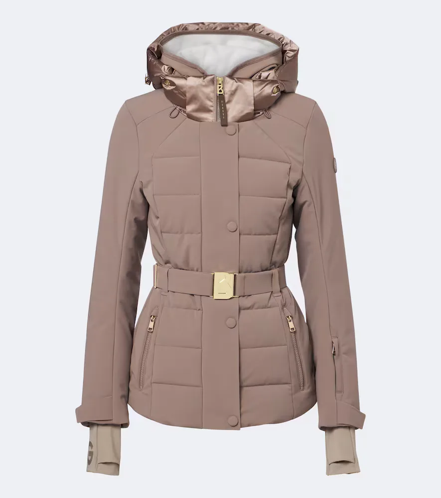 Bogner Elva Belted Hooded Ski Jacket by Bogner