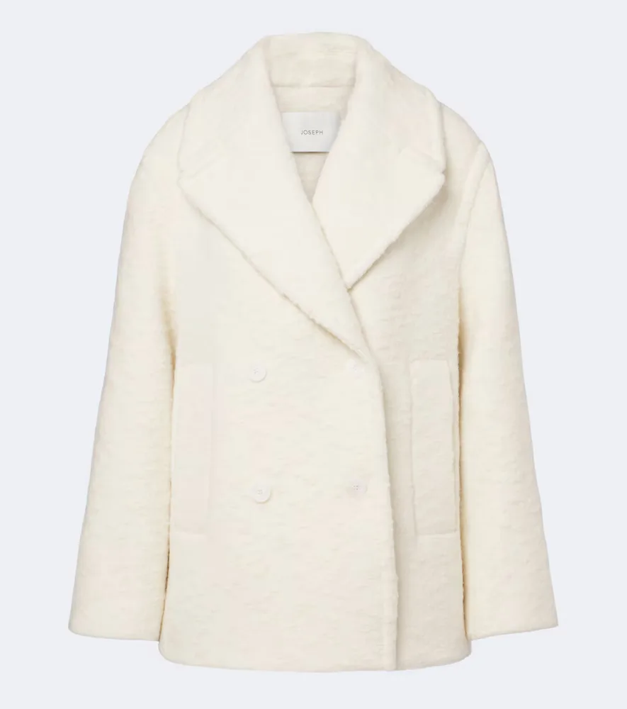 Eddie Wool-Blend Bouclé Coat by Joseph