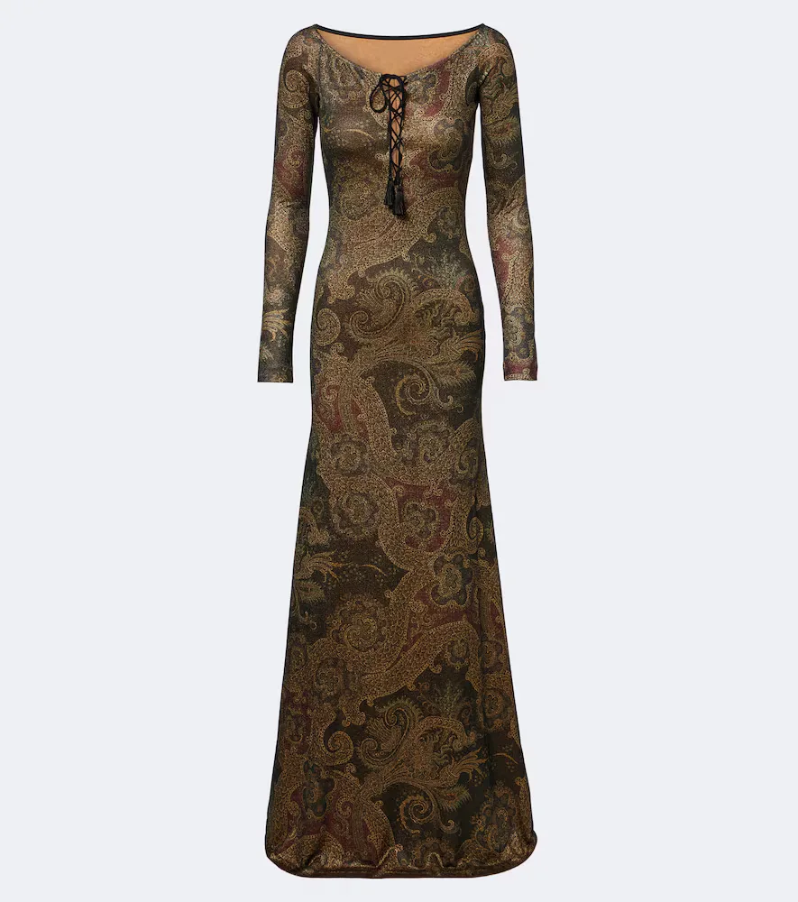 Paisley Jersey Gown by ETRO