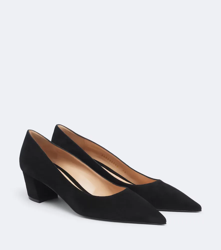 Aylin Suede Pumps by Gianvito Rossi