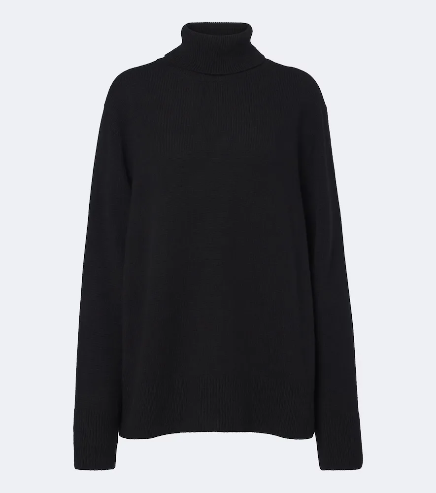 Stepny Wool and Cashmere Turtleneck Sweater by The Row