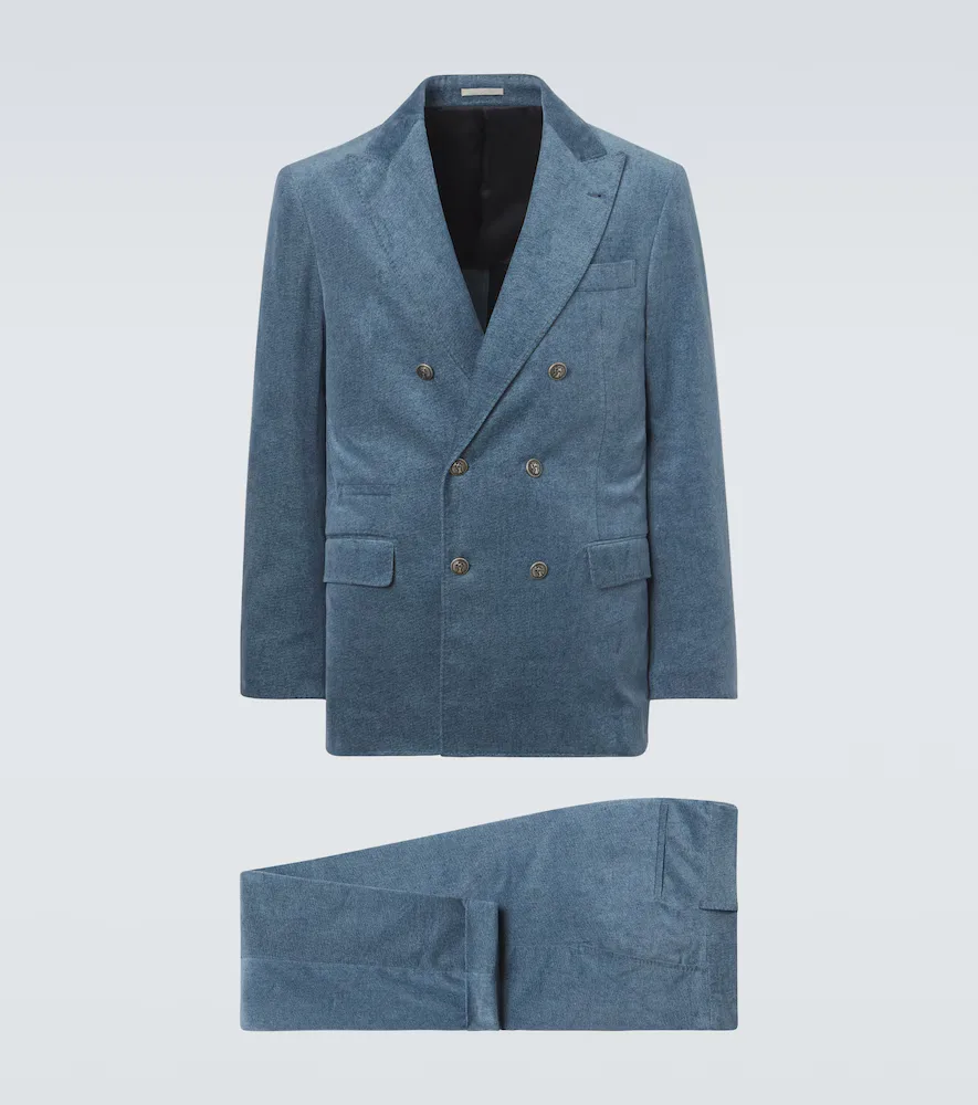 Cotton Suit by Brunello Cucinelli