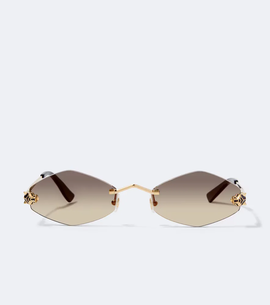 Eyewear Collection Panthère De Cartier Oval Sunglasses by Cartier's